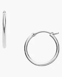 Fossil Ohrringe Hoops Silber