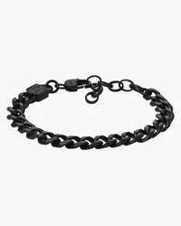 Fossil Gliederarmband Ellis Core Chains Edelstahl Schwarz