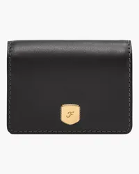 Fossil Small Flap Wallet Lennox Schwarz