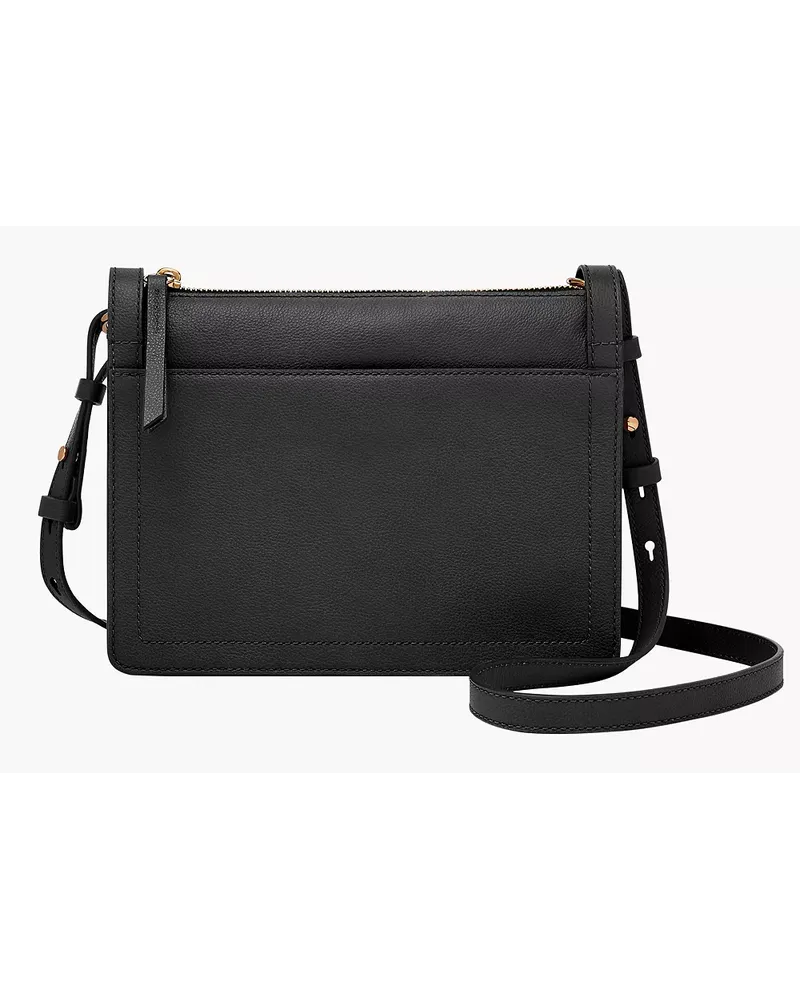 Fossil Crossbody Taryn Leder Schwarz