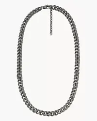 Fossil Kette Core Chains Edelstahl Anthrazit