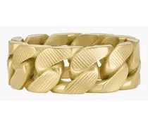 Ring Harlow Linear Texture Chain Edelstahl goldfarben - Goldfarben