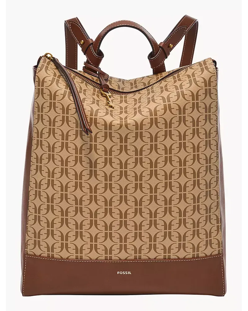 Fossil Convertible Rucksack Elina Beige