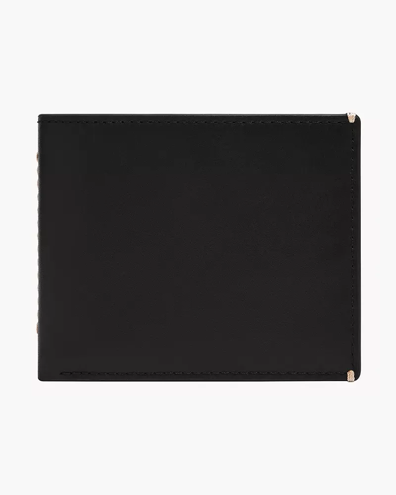 Fossil Bifold Westover Flip ID Schwarz