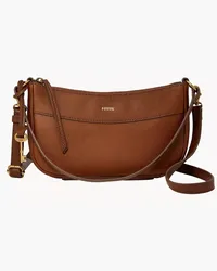 Fossil Small Crossbody Skylar Mittelbraun