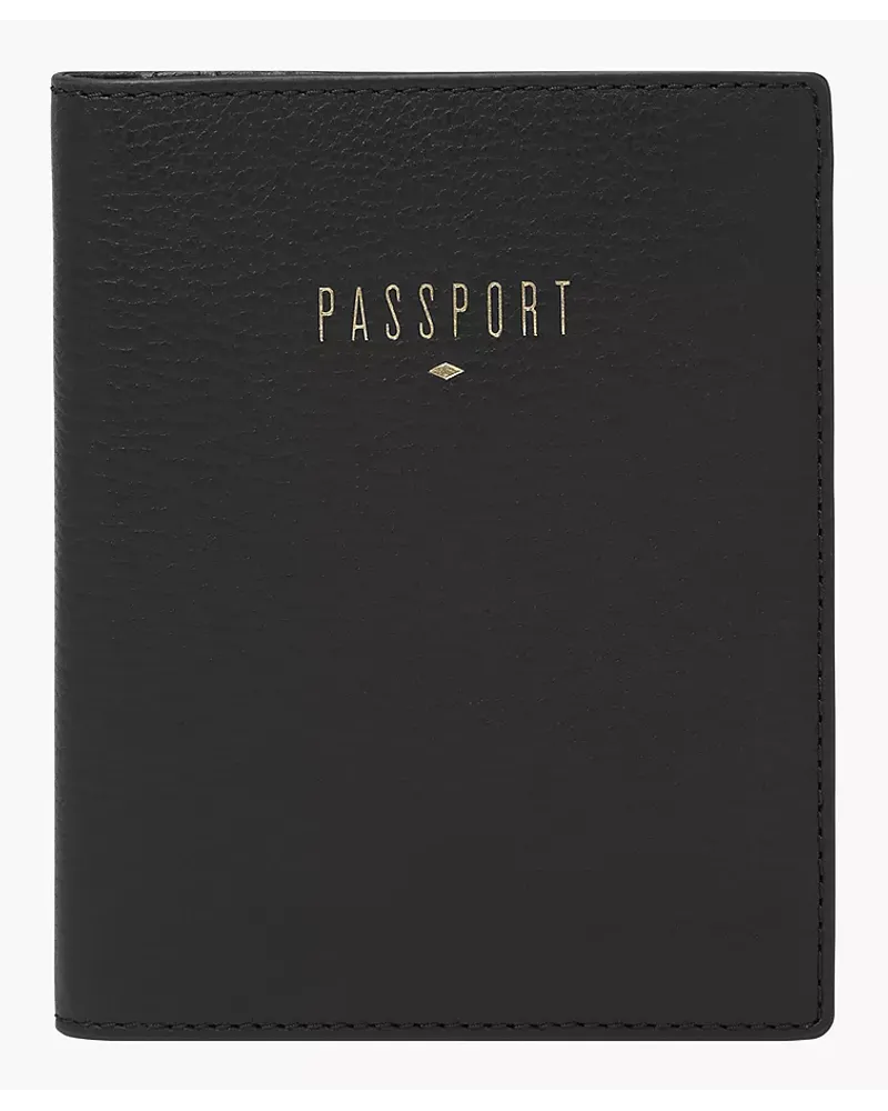 Fossil Passhülle Travel RFID Schwarz