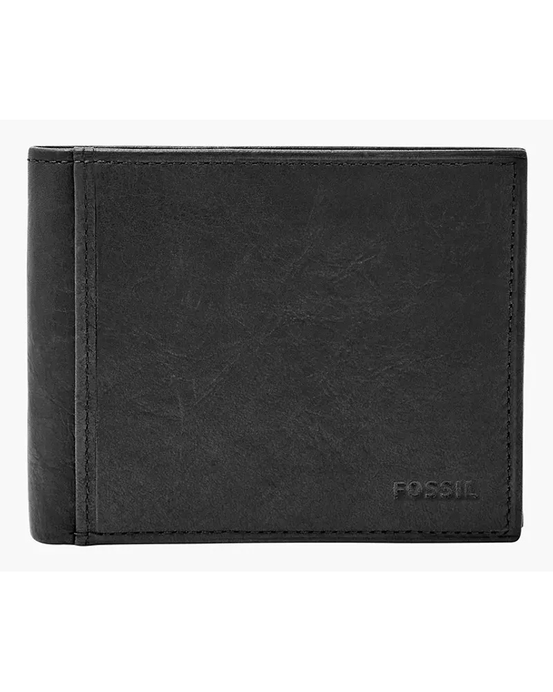 Fossil Bifold Ingram RFID Flip ID Schwarz