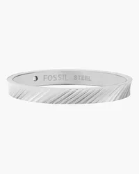 Fossil Ring Harlow Linear Texture Edelstahl Jf04757040