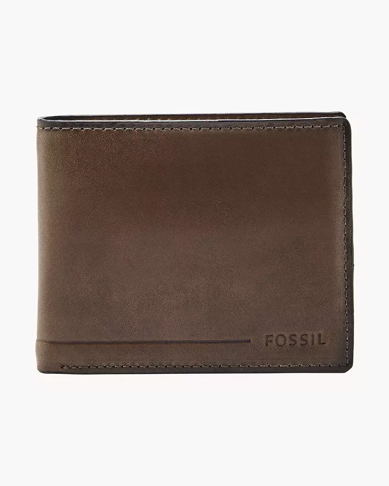 Fossil Passhülle Allan - RFID Passcase Dunkelbraun