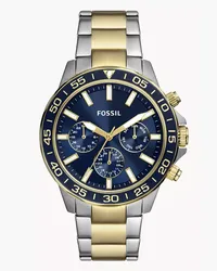 Fossil Uhr Bannon Multifunktionswerk Edelstahl Bicolor Gold