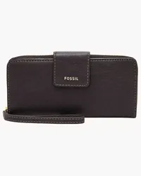 Fossil Geldbörse Madison - Zip Clutch Schwarz