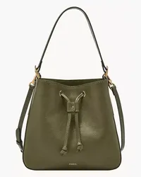 Fossil Bucket Crossbody Tessa Lodengrün