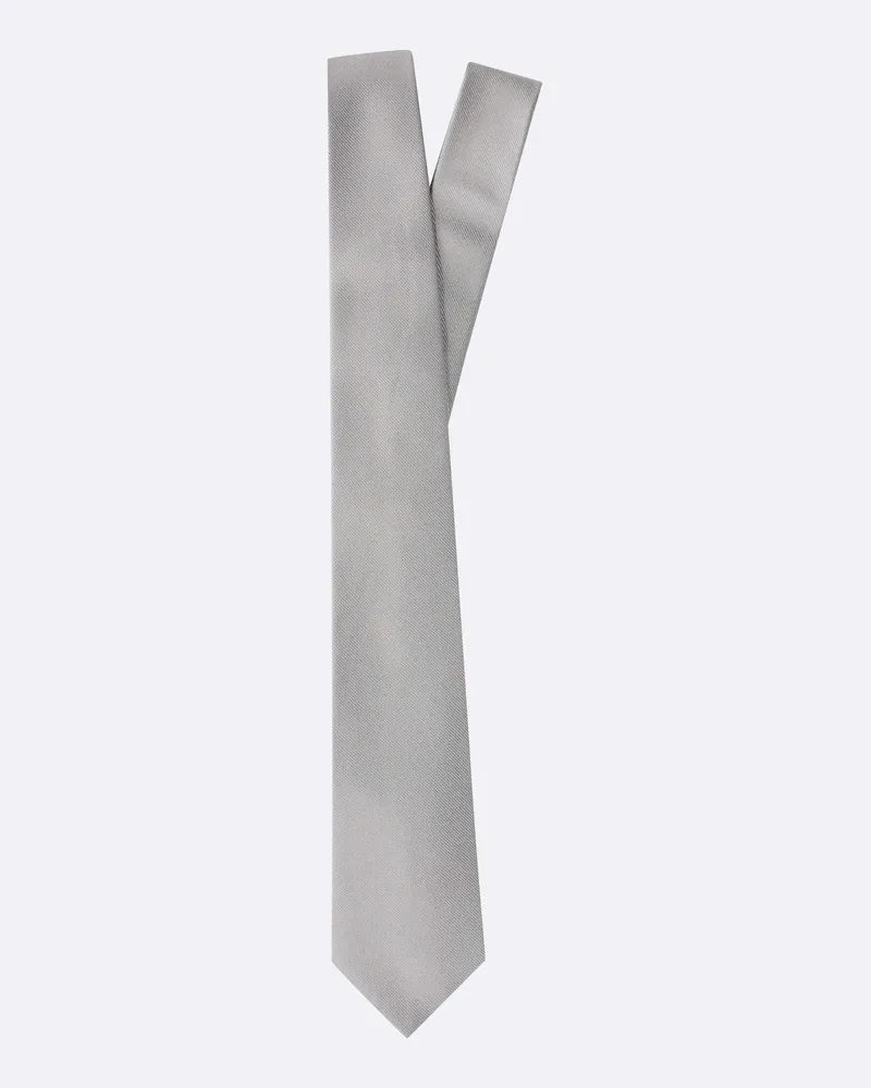 van Laack Krawatte aus Seiden-Twill Grau
