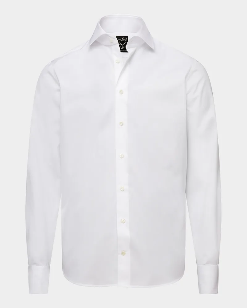 van Laack Popeline Hemd Tailor Fit Weiß