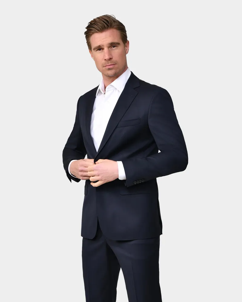 van Laack Sakko aus Merinowolle Blau