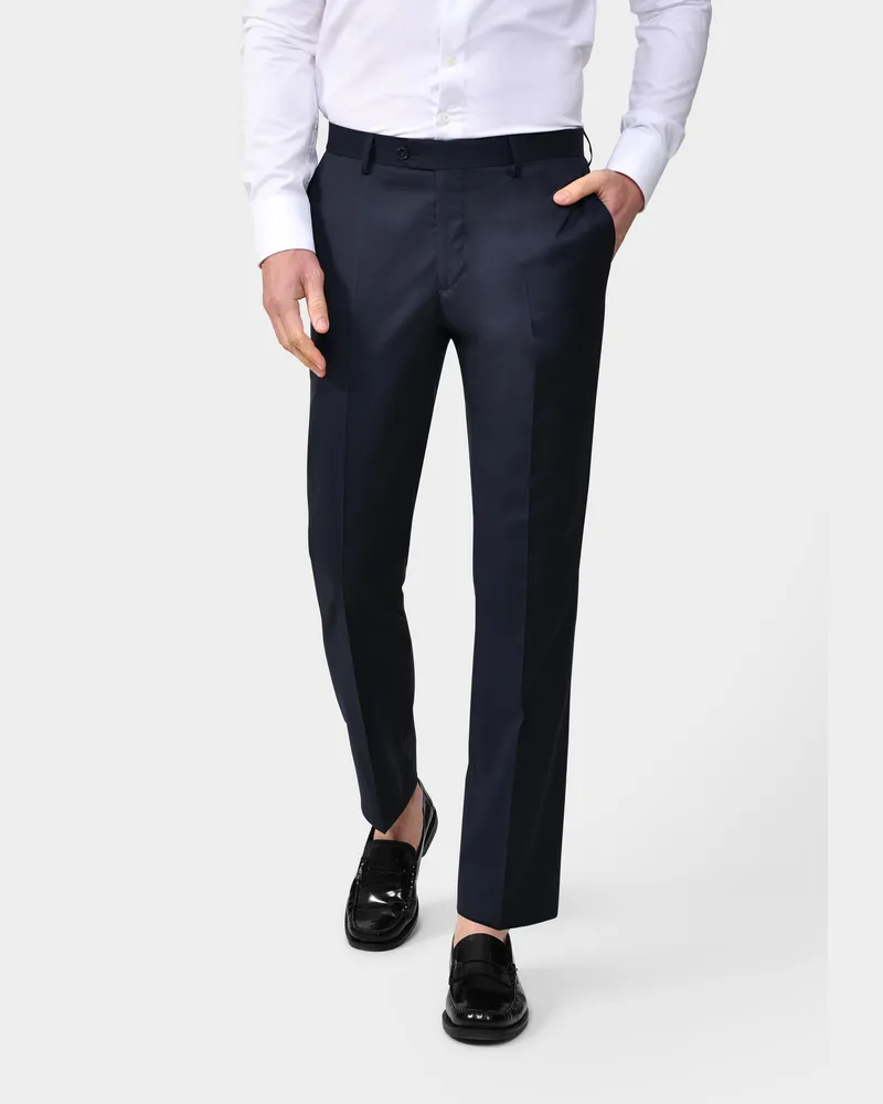 van Laack Herrenhose aus Merinoschurwolle Blau