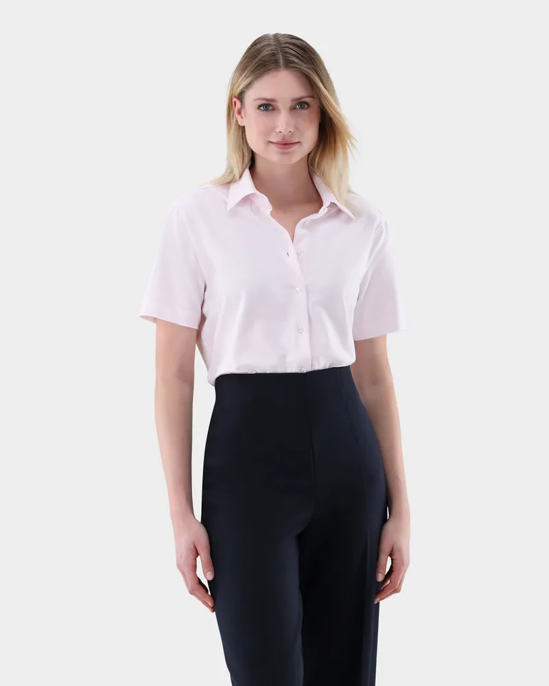 van Laack Bluse mit 4-Wege Stretch Rot