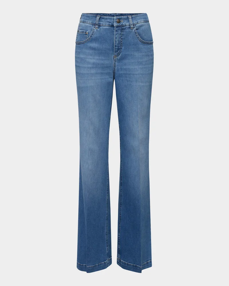 van Laack Jeans mit ausgestelltem Bein Blau