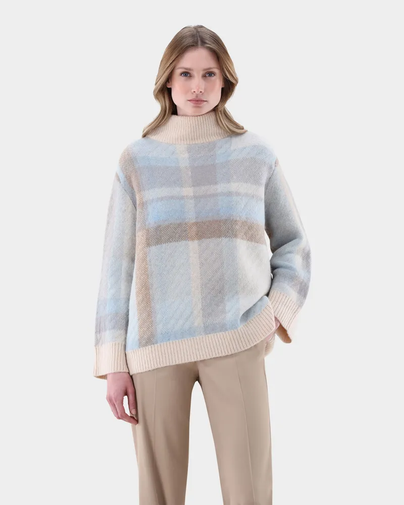 van Laack Oversize-Pullover mit Alpaka Beige
