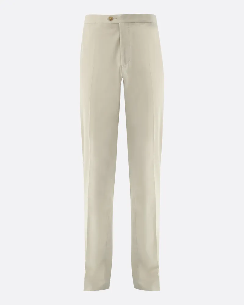 van Laack Hose aus Baumwolle mit Straight Leg Beige