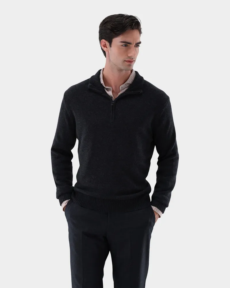 van Laack Troyer aus Kaschmir Grau