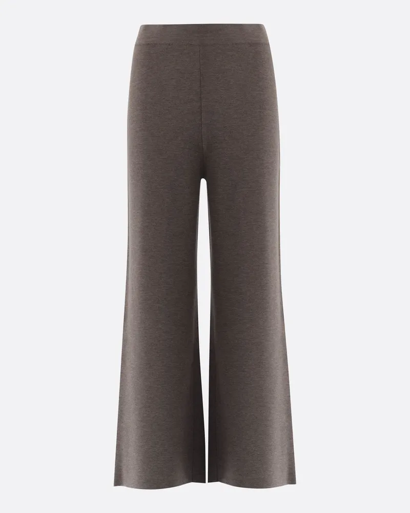 van Laack Strickhose aus ultrafeiner Merinowolle Beige