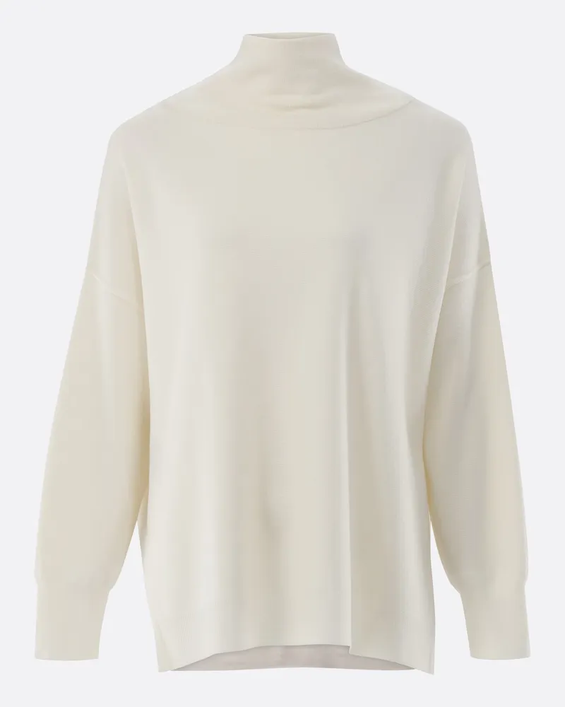 van Laack Rollkragenpullover oversized aus Merinowolle Bleichen: