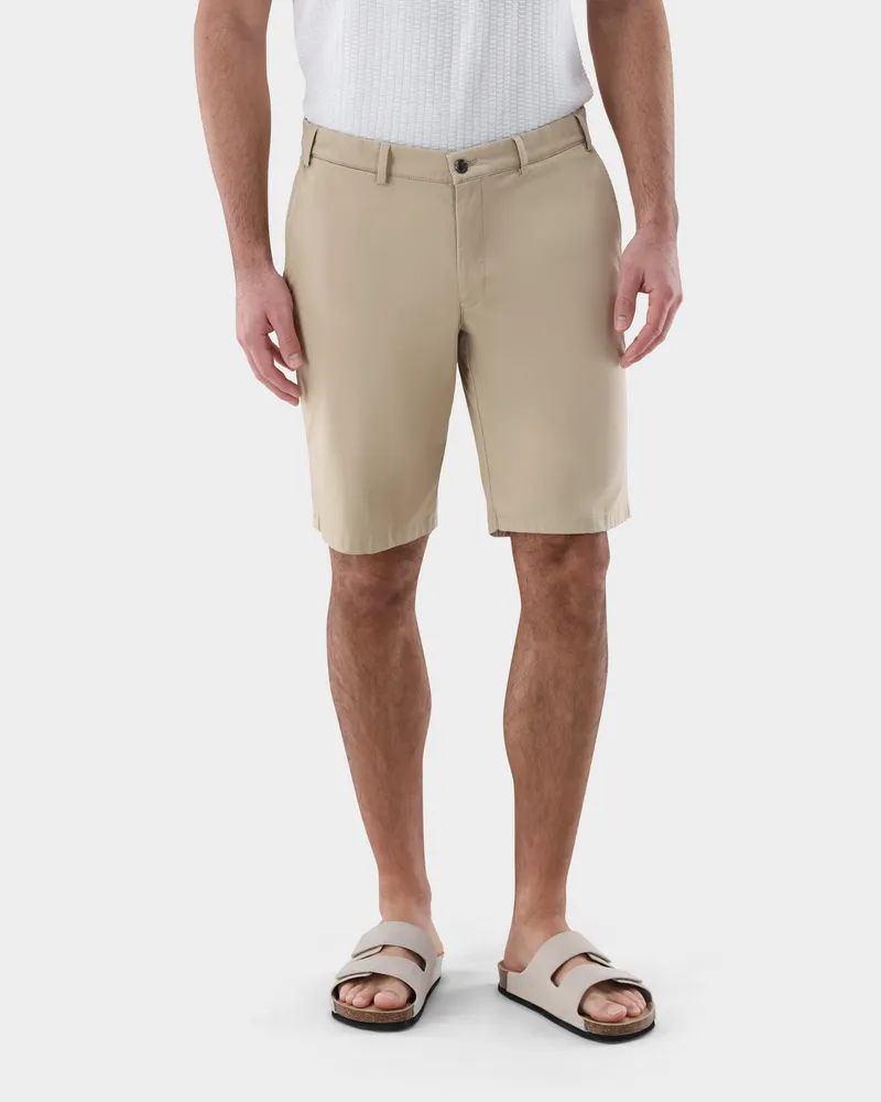 van Laack Shorts aus Baumwolle Beige
