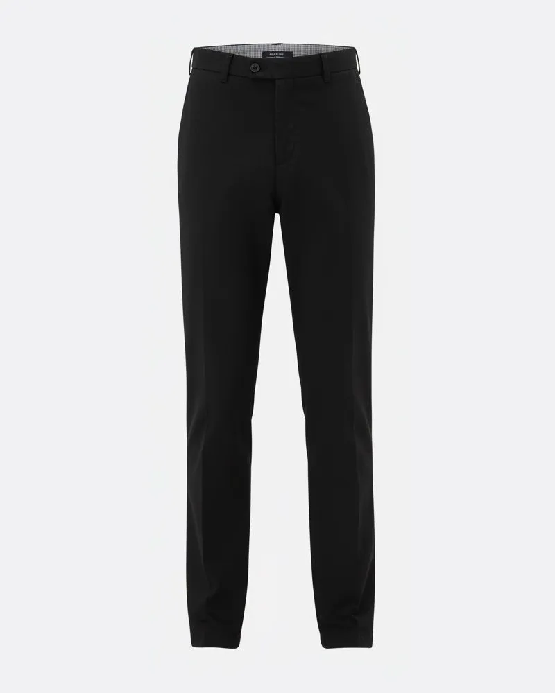 van Laack Chinohose mit Stretch Slim Fit Schwarz