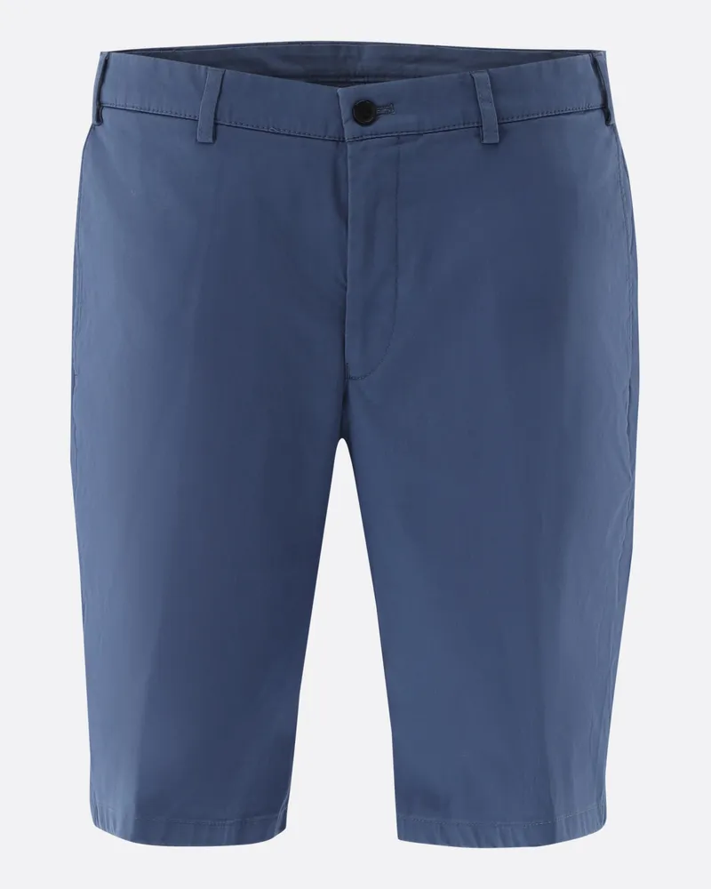 van Laack Shorts aus Baumwolle Blau