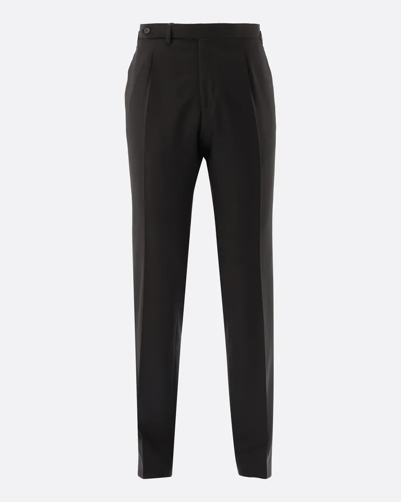 van Laack Hose aus Wolle mit Slim Leg Beige