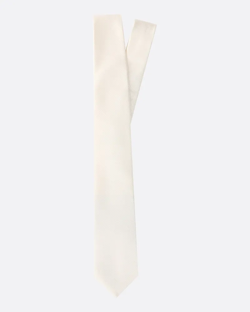 van Laack Krawatte aus Seiden-Twill Weiß