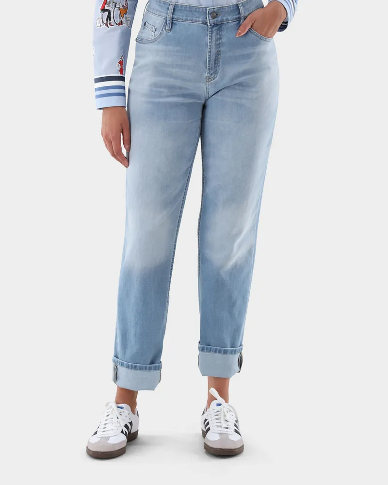 van Laack Jeans mit zulaufender Passform Blau