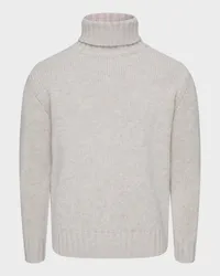 van Laack Rollkragenpullover aus Kaschmir Grau