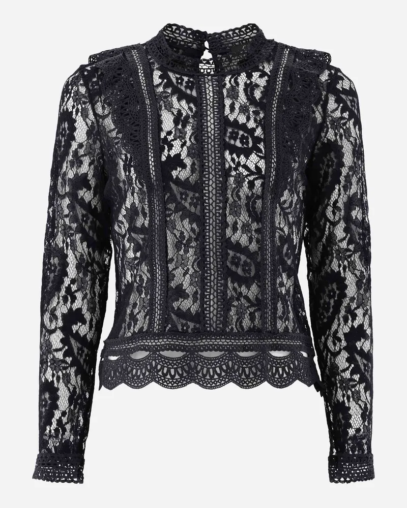 van Laack Top aus Spitze Blau