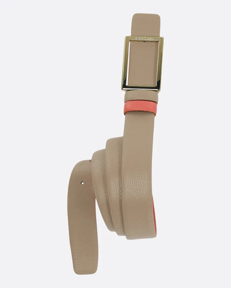 van Laack Ledergürtel wendbar Koralle