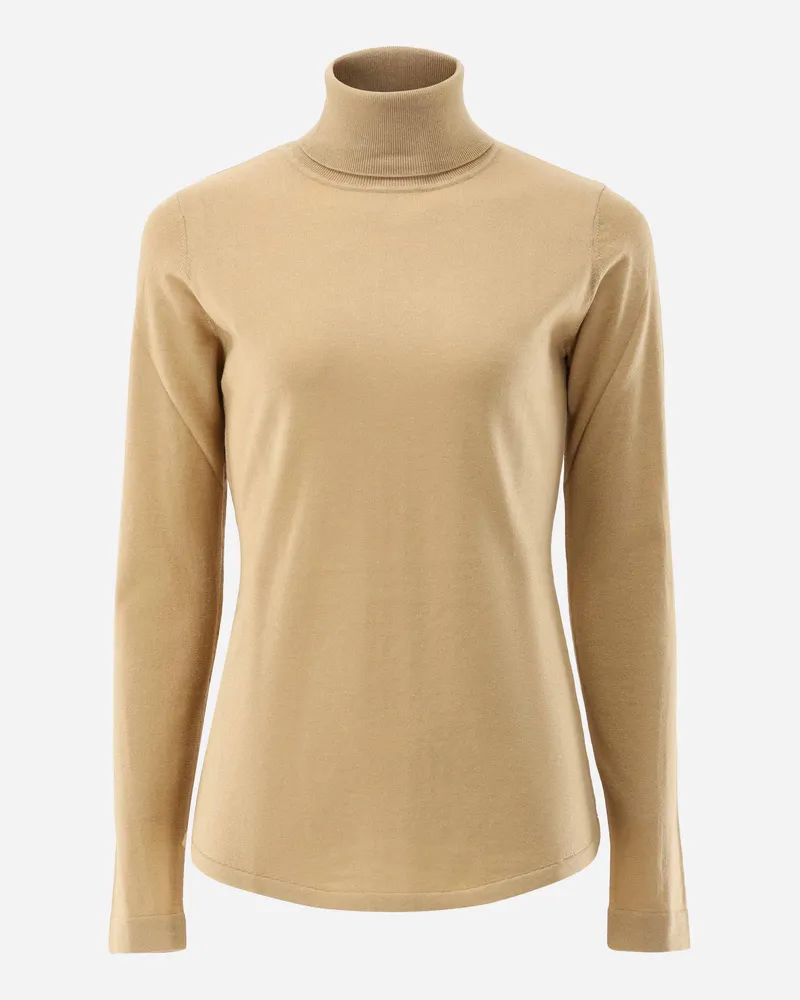 van Laack Rollkragenpullover aus Ultrafeiner Merinowolle Gelb