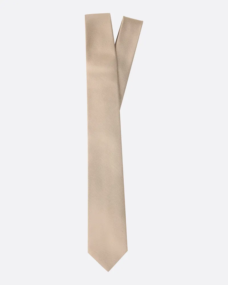 van Laack Krawatte aus Seiden-Twill Beige