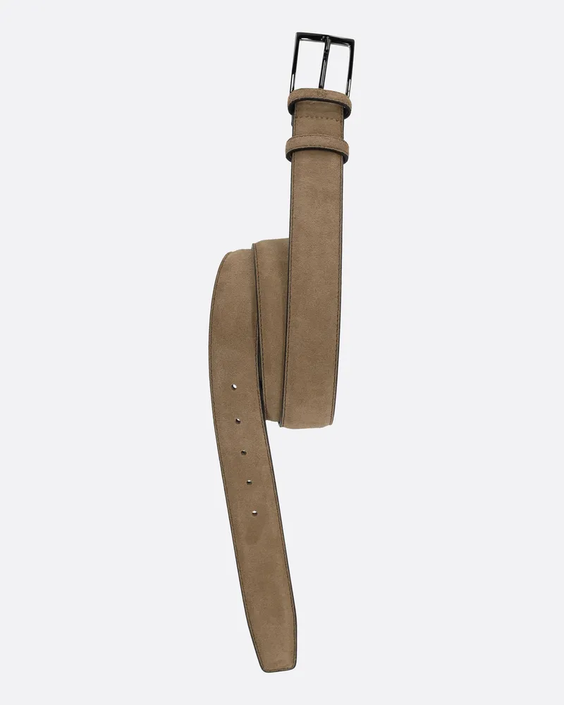 van Laack Wildledergürtel Beige