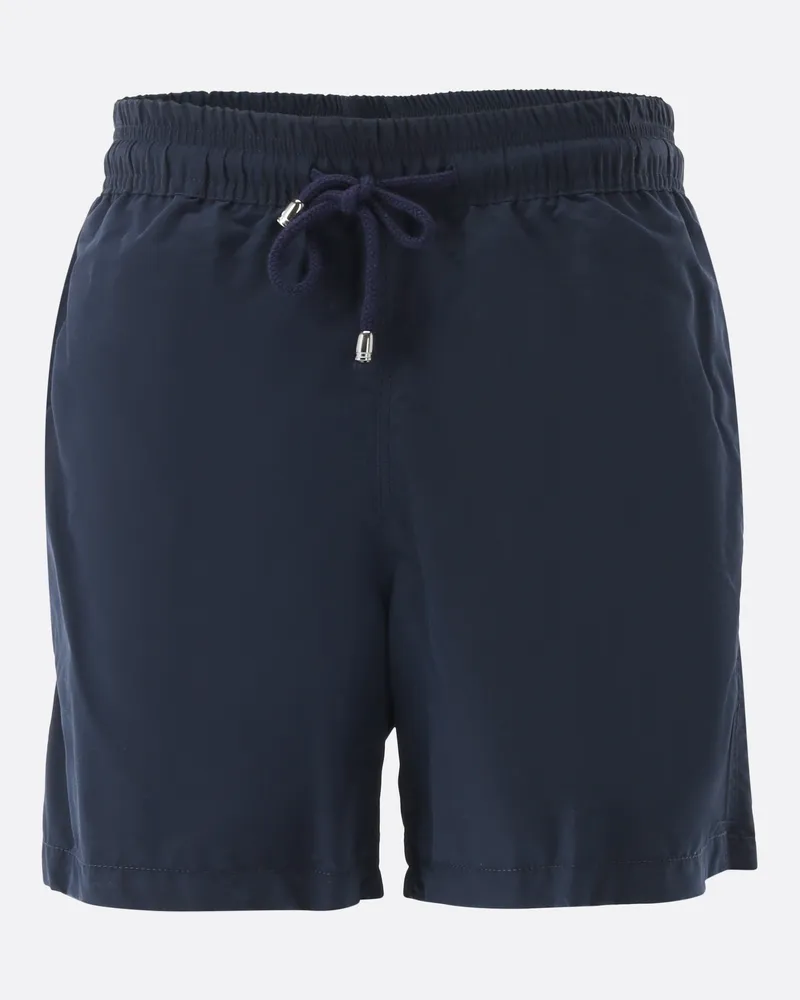 van Laack Badehose unifarben Blau