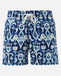 van Laack Badehose mit Druck Blau