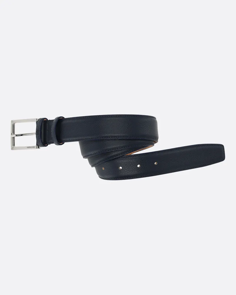 van Laack Wildledergürtel Blau