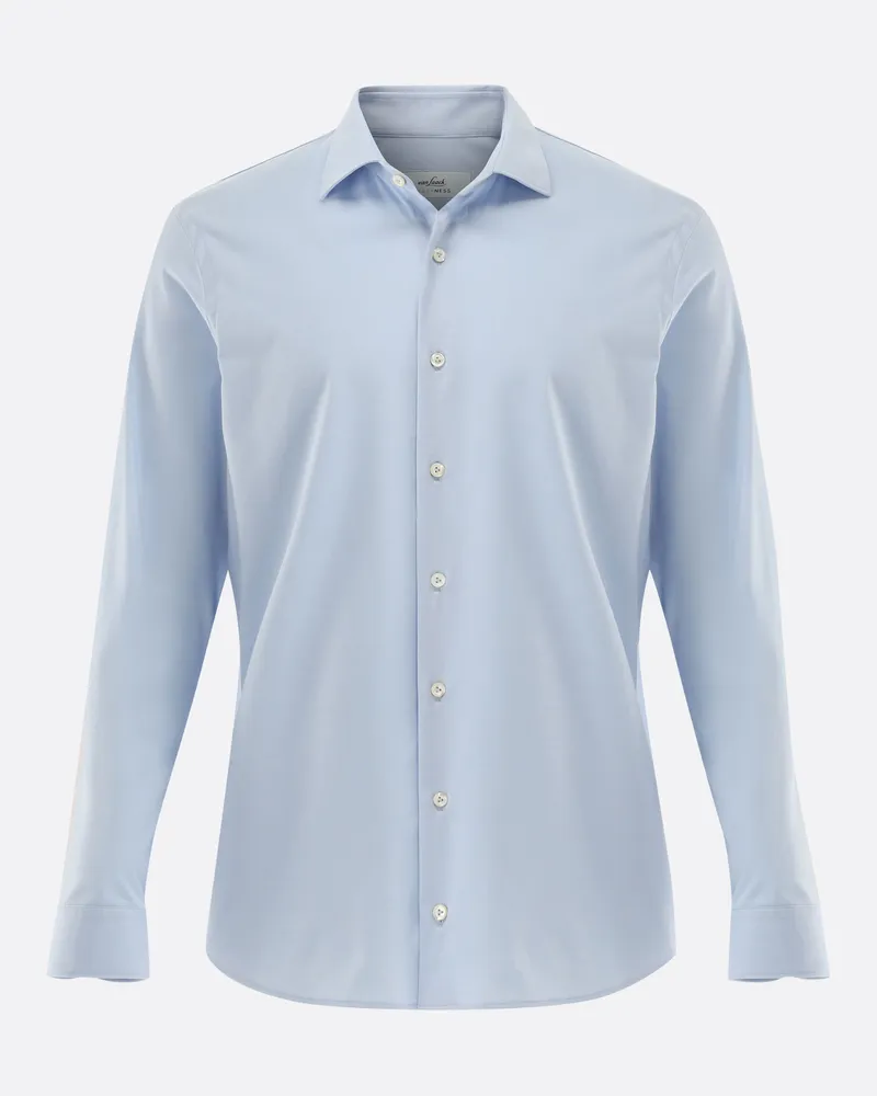 van Laack Hemd mit 4-Wege Stretch Slim Fit Blau