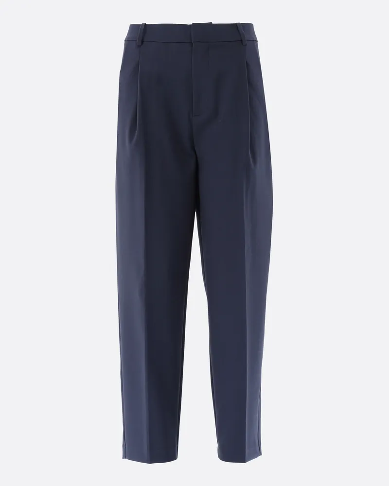 van Laack Hose mit zulaufendem Bein Blau
