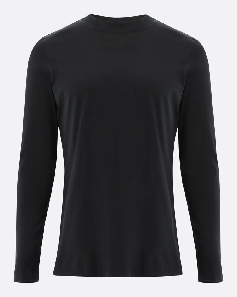 van Laack Stehkragenshirt aus Swiss Cotton Schwarz