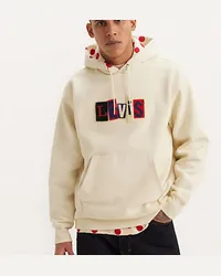 Levi's Skateboarding Sweatshirt mit Kapuze Cream