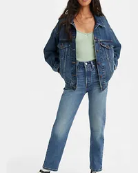 Levi's 501  Crop Jeans Blau