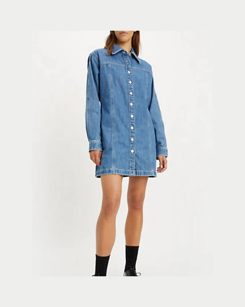 Levi's Shay Denim Kleid Blau