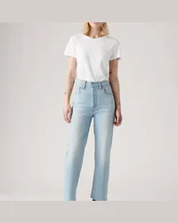 Levi's Ribcage Straight Ankle Jeans Blau