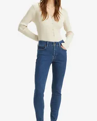 Levi's 711 Skinny Jeans mit Doppelknopfverschluss Blau